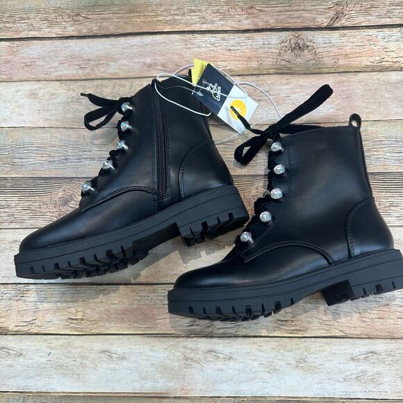 Girls Zara Combat Boot NEW Size 1 - Picture 6 of 6